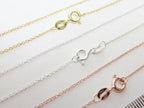 14–24" 18K Rose Gold Vermeil 925 Sterling Silver Delicate Cable Chain Necklace • 1x1.5mm Spring Clasp
