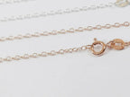 18K Rose Gold Vermeil 925 Sterling Silver Oval Cable Chain Necklace • 14" 16" 18" 20" 22" 24"