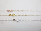 Solid 925 Sterling Silver Cable Chain Necklace • 1.7x2.2mm • 16" 18" 20" + 2" Extender • Vermeil Options