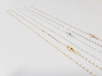 Solid 925 Sterling Silver Flat Cable Necklace Chain • Lobster Clasp • 16" 18" 20" 22" 24" • Gold Rose Vermeil