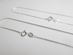 Solid 925 Sterling Silver Diamond Cut Box Chain Necklace • 0.65mm 0.75mm 1mm • Finished Spring Clasp • Italy