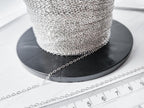 RESTOCKED 2026 Solid 925 Sterling Silver Flat Oval Cable Chain • 1.8x2.6mm • Unfinished By the Foot • Jewelry Making Supplies