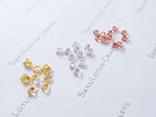 20ga 3.5mm Solid 925 Sterling Silver Open Jump Rings • 18K Gold Rose Vermeil • Jewelry Making Supplies