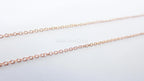 14–24" 18K Rose Gold Vermeil 925 Sterling Silver Delicate Cable Chain Necklace • 1x1.5mm Spring Clasp