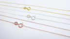 14–24" 18K Rose Gold Vermeil 925 Sterling Silver Delicate Cable Chain Necklace • 1x1.5mm Spring Clasp