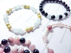 Natural Gemstone Stretch Bracelets • Freshwater Pearl Accents • Wholesale Crystal Jewelry • Resale Gift DIY Craft