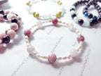 Natural Gemstone Stretch Bracelets • Freshwater Pearl Accents • Wholesale Crystal Jewelry • Resale Gift DIY Craft