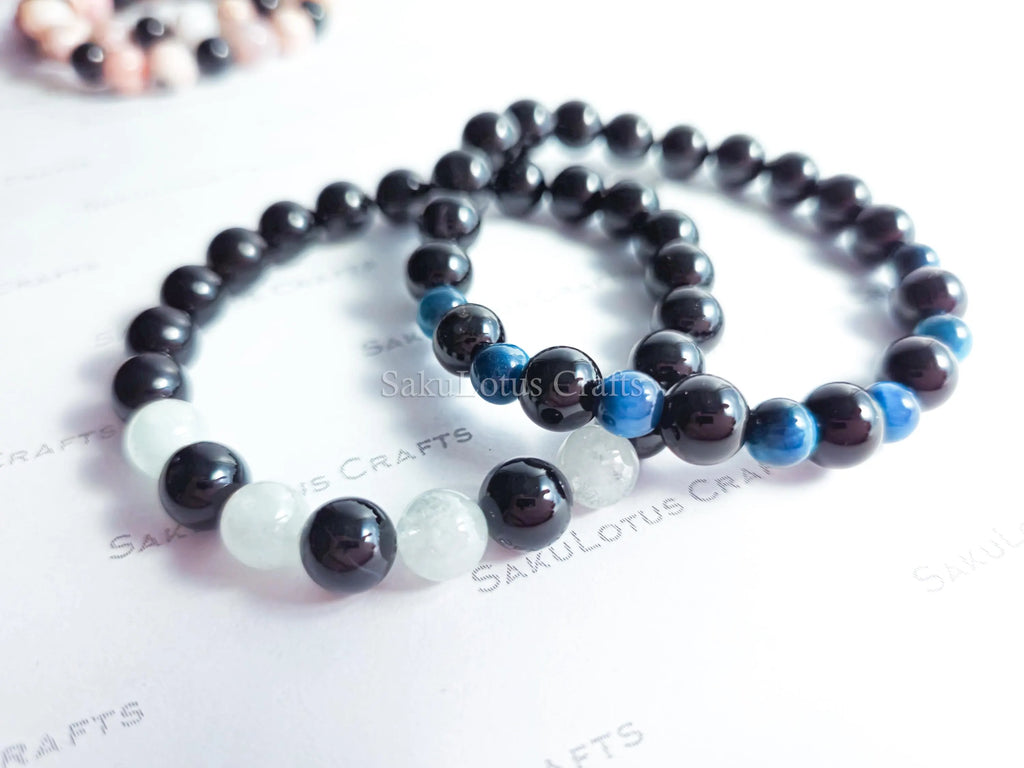 Natural Gemstone Stretch Bracelets • Freshwater Pearl Accents • Wholesale Crystal Jewelry • Resale Gift DIY Craft