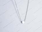 Heart Chain Bracelet or Necklace • Gold Silver Rose Stainless Steel • 3D Puffed Heart • Adjustable Length