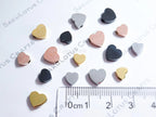 Dainty Stainless Steel Spacer Beads Heart Star Infinity • 6mm 7mm 8mm • Gold Rose Black Silver • Jewelry Making Supplies DIY