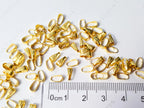 Tiny 18k Gold Plated Snap On Bails • Mini Pendant Connectors • Lightweight Clasp Findings • Jewelry Making Supplies DIY