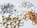 Snap On Pendant Bails Connector • Bright Silver Rhodium Gold Rose Gold • Jewelry Making Supplies Findings