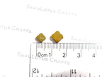Hematite Clover Spacer Beads • Flat 3D Shape • 6mm 8mm • Gold Rose Bronze Gunmetal Black • Jewelry Making Supplies