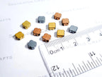 Hematite Clover Spacer Beads • Flat 3D Shape • 6mm 8mm • Gold Rose Bronze Gunmetal Black • Jewelry Making Supplies