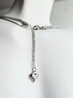 2 Layer Necklace • Gold or Silver Stainless Steel • Herringbone & Snake Chain • 16–18" + 2" Extender