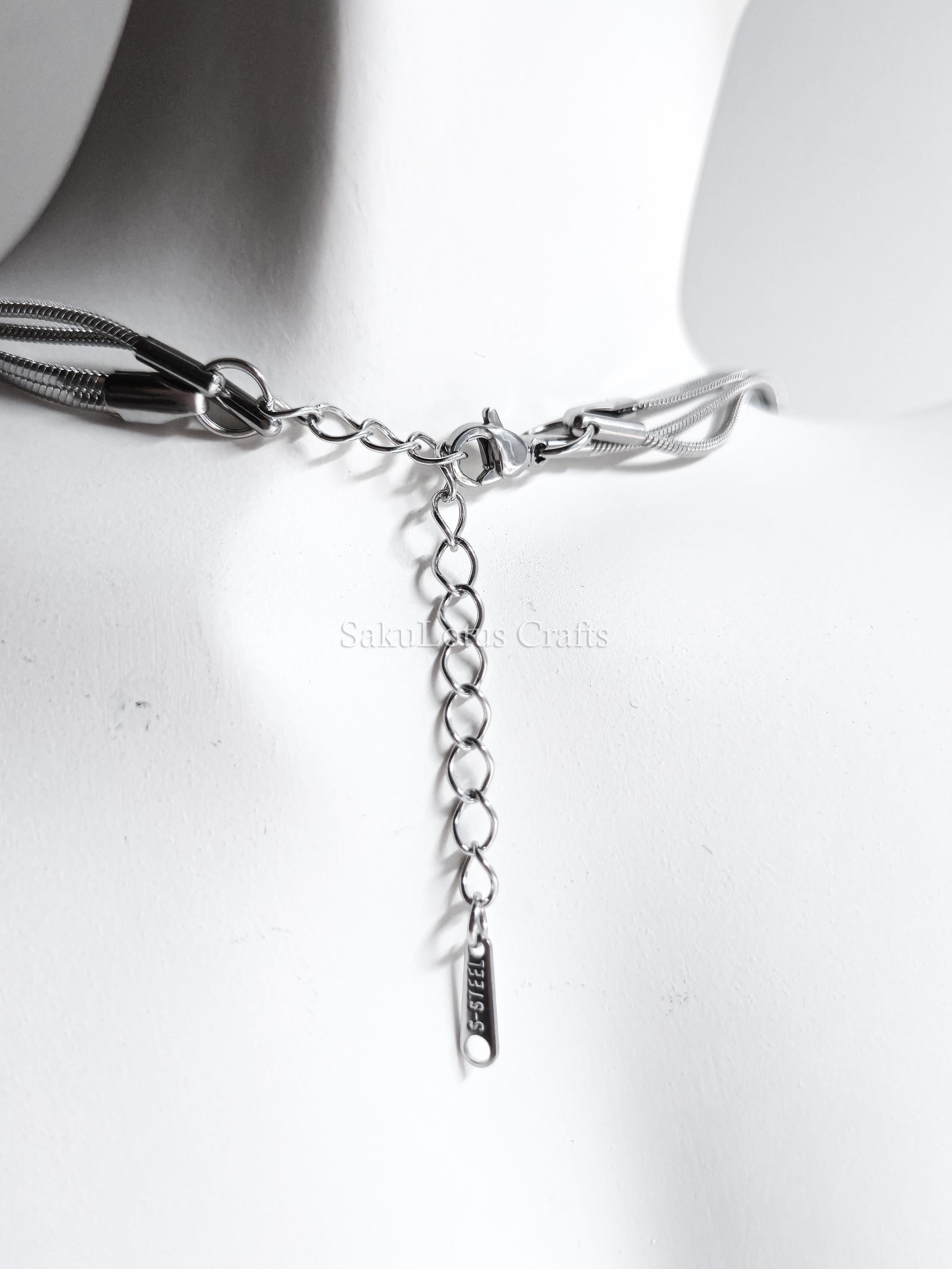 Waterproof 3-in-1 Layered Necklace • 18K Gold or Silver Stainless Steel • Snake & Herringbone Chains • 18" 20" 22" + Extender