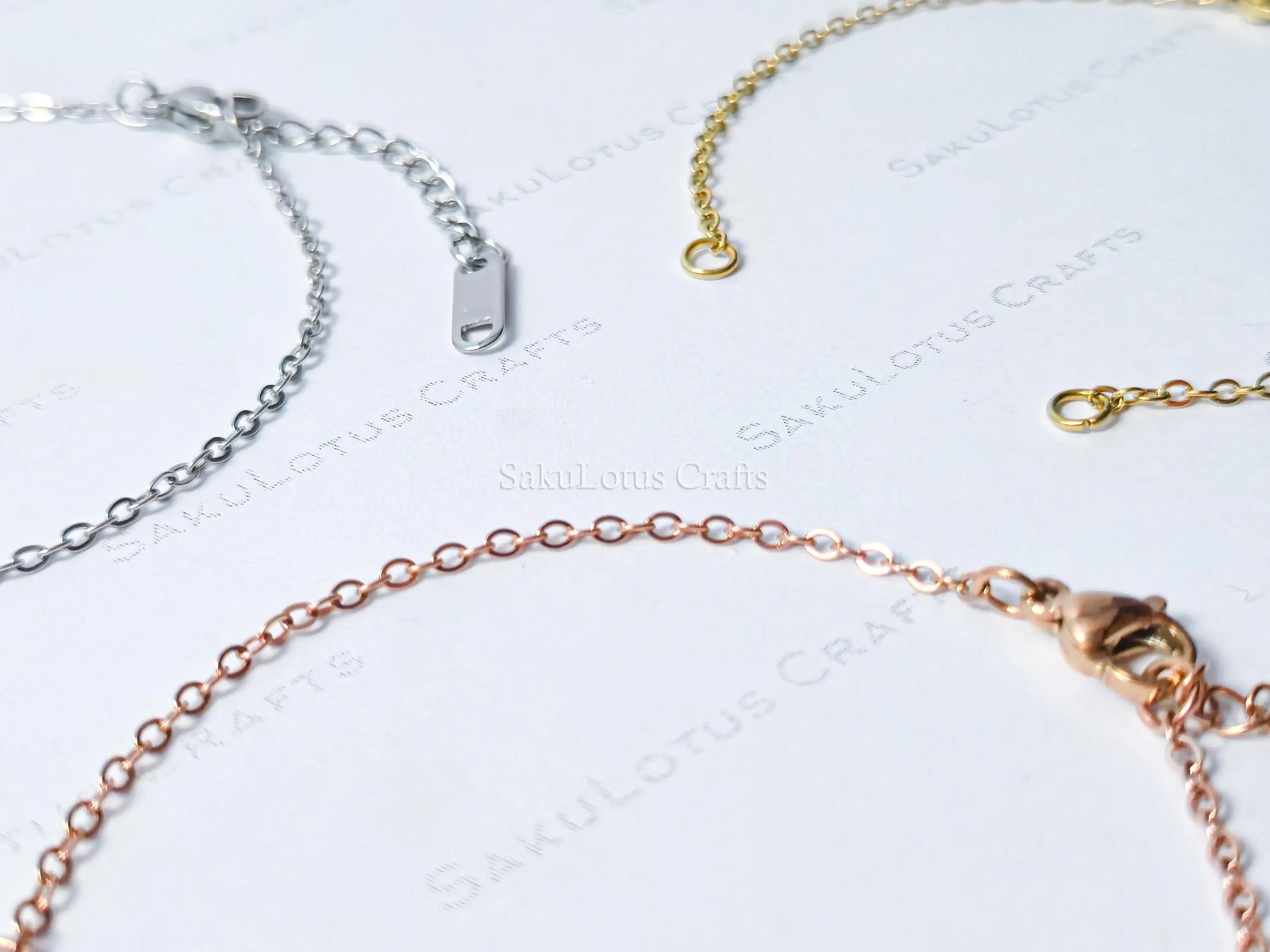 Open Front Bracelet • Silver Gold Rose Gold Stainless Steel • 6" + 2" Extender • Attach Your Own Charm or Bar