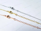 Open Front Bracelet • Silver Gold Rose Gold Stainless Steel • 6" + 2" Extender • Attach Your Own Charm or Bar