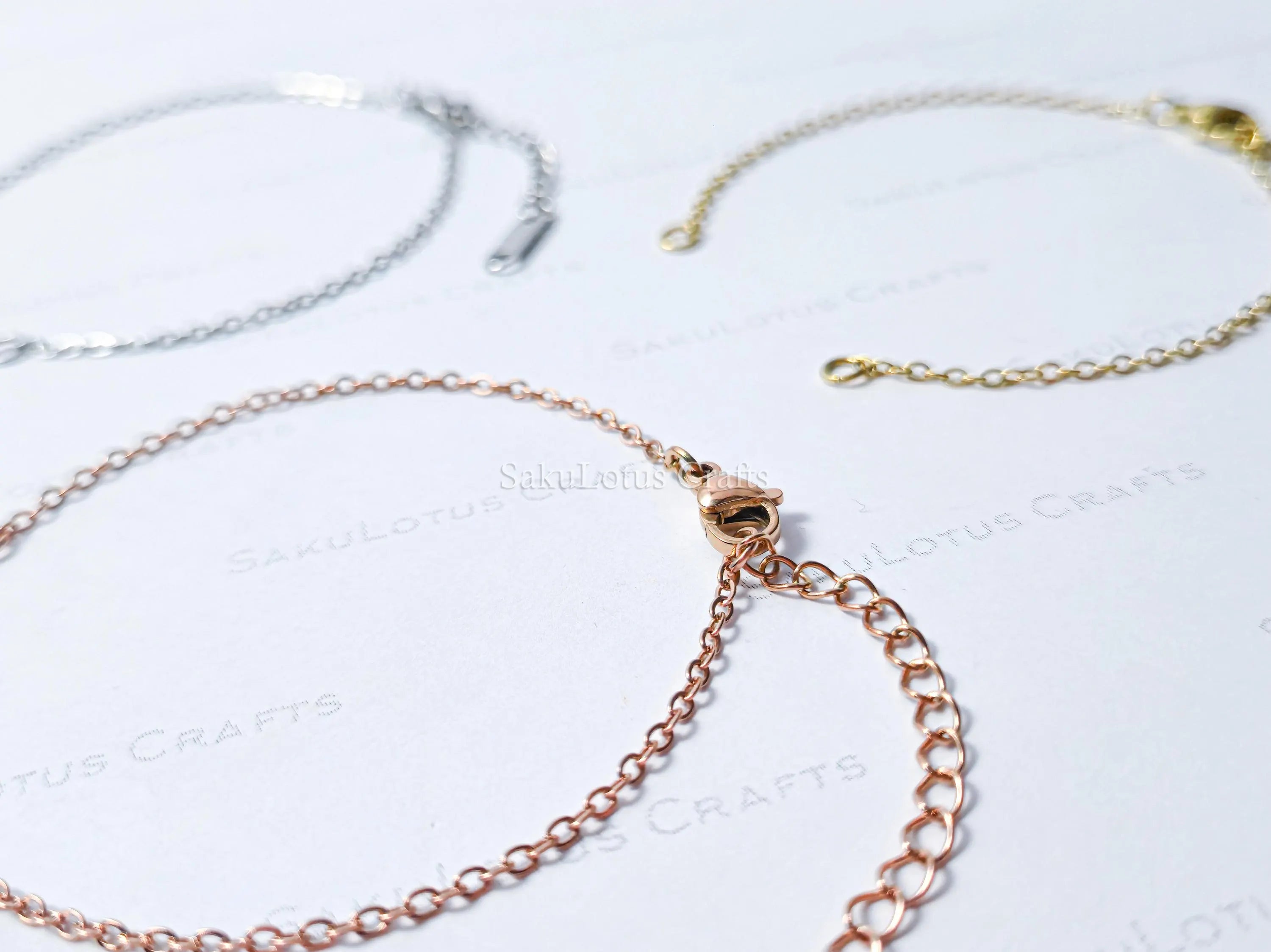 Open Front Bracelet • Silver Gold Rose Gold Stainless Steel • 6" + 2" Extender • Attach Your Own Charm or Bar