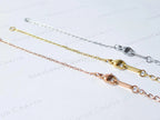Open Front Bracelet • Silver Gold Rose Gold Stainless Steel • 6" + 2" Extender • Attach Your Own Charm or Bar
