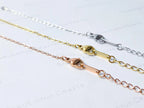 Open Front Bracelet • Silver Gold Rose Gold Stainless Steel • 6" + 2" Extender • Attach Your Own Charm or Bar