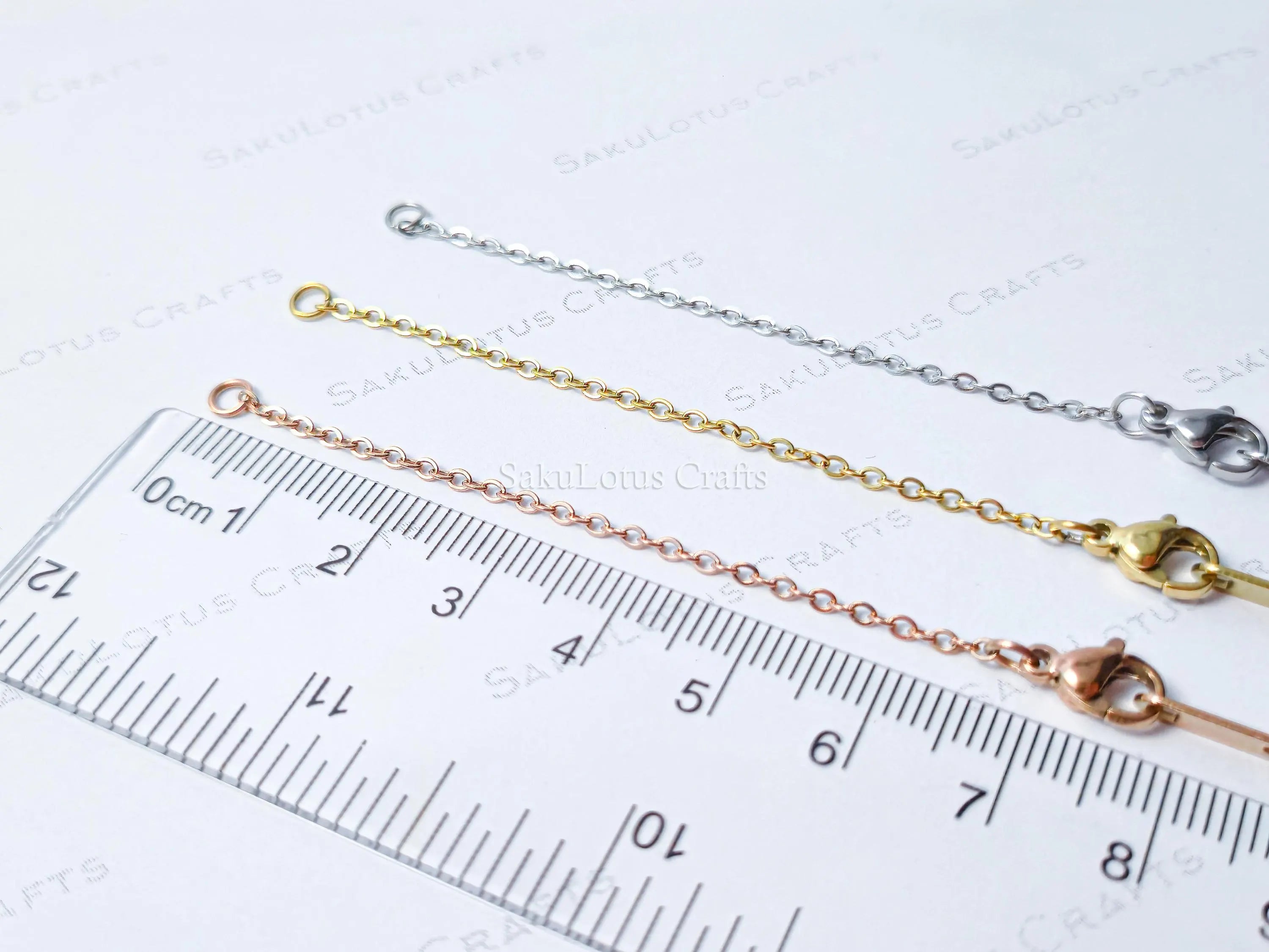 Open Front Bracelet • Silver Gold Rose Gold Stainless Steel • 6" + 2" Extender • Attach Your Own Charm or Bar