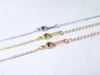 Open Front Bracelet • Silver Gold Rose Gold Stainless Steel • 6" + 2" Extender • Attach Your Own Charm or Bar
