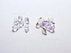 Authentic Swarovski 6007 Briolette Drops • 9x5mm Clear Crystal AB • Faceted Pendant Charms • Jewelry Making Supplies
