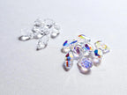 Authentic Swarovski 6007 Briolette Drops • 9x5mm Clear Crystal AB • Faceted Pendant Charms • Jewelry Making Supplies