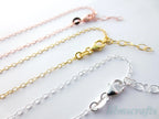 14-20" Solid 925 Sterling Silver Oval Cable Chain Necklace • 1.7x2.2mm + 1" Extender • Lobster Clasp • Silver Gold Rose