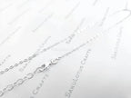 Solid 925 Sterling Silver Cable Chain Necklace or Bracelet • 1.6x2.1mm • 1" Extender • Italy Stamped