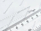 Solid 925 Sterling Silver Cable Chain Necklace or Bracelet • 1.6x2.1mm • 1" Extender • Italy Stamped