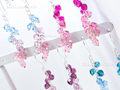 925 Sterling Silver Cascading Crystal Vine Earrings • Multicolor Gradient Swarovski Dangle • 5–7cm Sparkling Jewelry • 1127 Designs