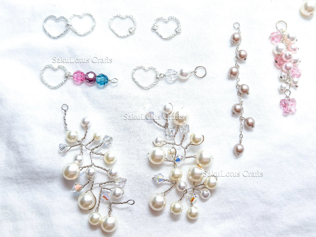 U Pick Swarovski Crystal Pendant • Pearl & Crystal Charm • Sterling Silver or 14K Gold Filled • DIY Add-On Pendant