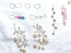 U Pick Swarovski Crystal Pendant • Pearl & Crystal Charm • Sterling Silver or 14K Gold Filled • DIY Add-On Pendant