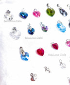 U Pick Swarovski Crystal Pendant • Pearl & Crystal Charm • Sterling Silver or 14K Gold Filled • DIY Add-On Pendant