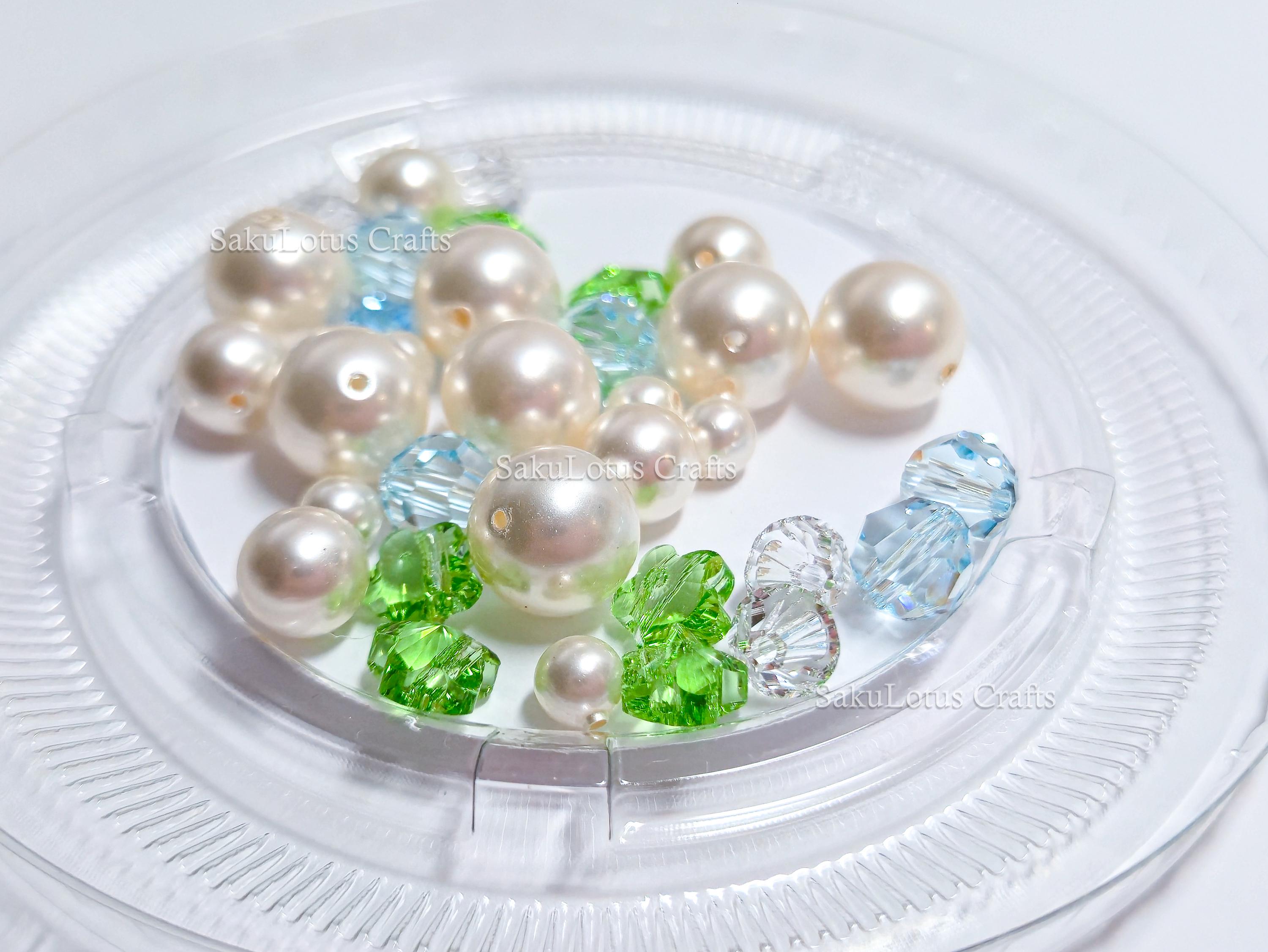 Mixed Swarovski Pearl & Crystal Bead Lots • Rare Discontinued Swarovski Pearls • Jewelry Making Beads DIY