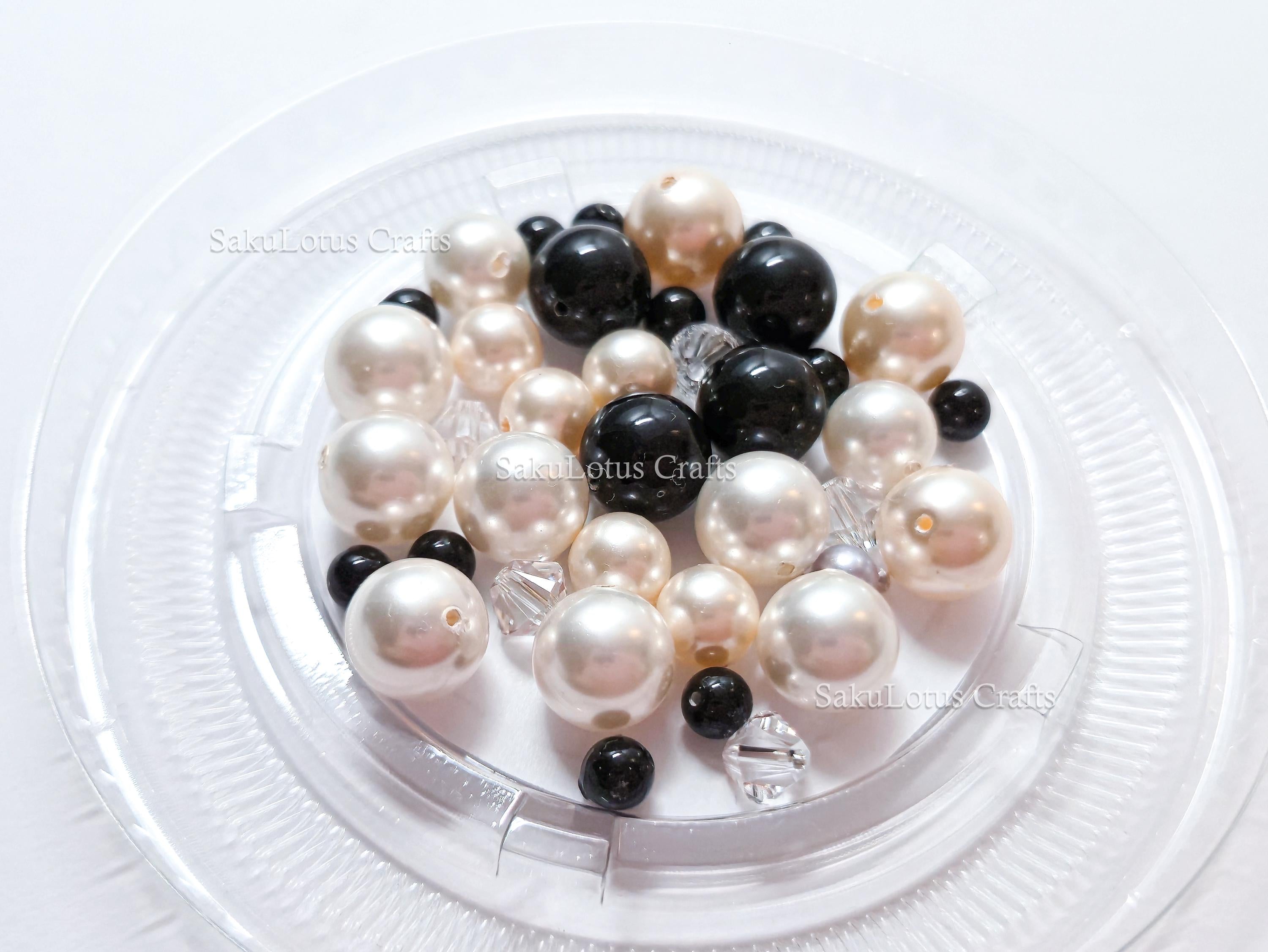 Mixed Swarovski Pearl & Crystal Bead Lots • Rare Discontinued Swarovski Pearls • Jewelry Making Beads DIY