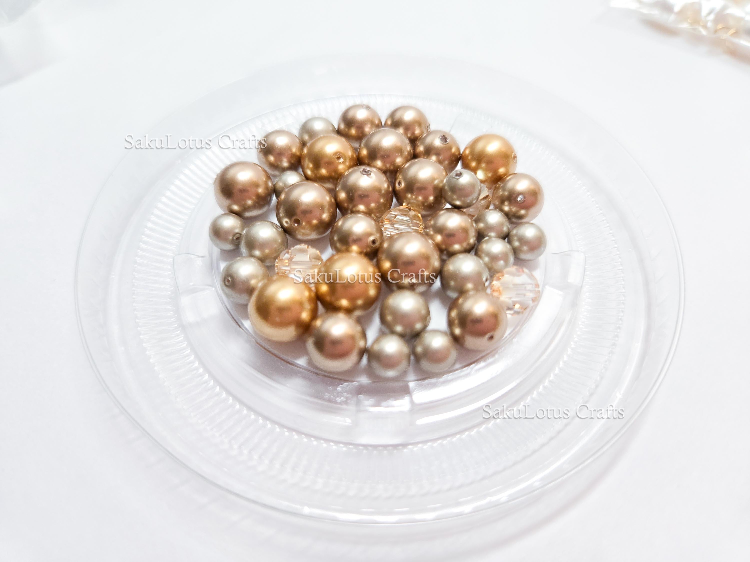 Mixed Swarovski Pearl & Crystal Bead Lots • Rare Discontinued Swarovski Pearls • Jewelry Making Beads DIY