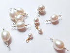 11pc Pearl Connector Bundle • Freshwater & Swarovski Pearl Charms • 925 Sterling Silver & 14K Gold Filled • Jewelry Making