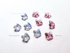 Swarovski Butterfly Crystal Beads • 8mm 5754 • Crystal AB or Rose Pink • Genuine Austria Crystal Supplies