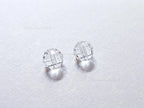 6pc Swarovski 8mm Clear Faceted Crystal Beads • Disco Ball Round Austrian Crystal • Genuine Swarovski Loose Beads