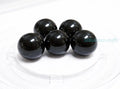 5pcs 14mm Swarovski Mystic Black Pearls • Large Crystal Pearls • Rare Austria Beads • Jewelry Making Supplies