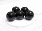 5pcs 14mm Swarovski Mystic Black Pearls • Large Crystal Pearls • Rare Austria Beads • Jewelry Making Supplies