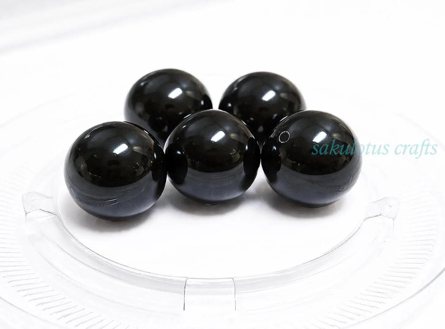 5pcs 14mm Swarovski Mystic Black Pearls • Large Crystal Pearls • Rare Austria Beads • Jewelry Making Supplies