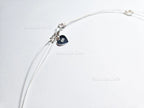 Handmade Floating Necklace Swarovski Pearl Crystal  • 925 Sterling Silver • Triple Layered 19" 21" 24" • 1127 Designs