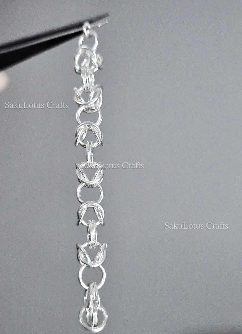 3.8gr Solid 925 Sterling Silver Byzantine Chain Section • 6.1mm 20ga Open Jump Rings • 7cm DIY Jewelry Supplies