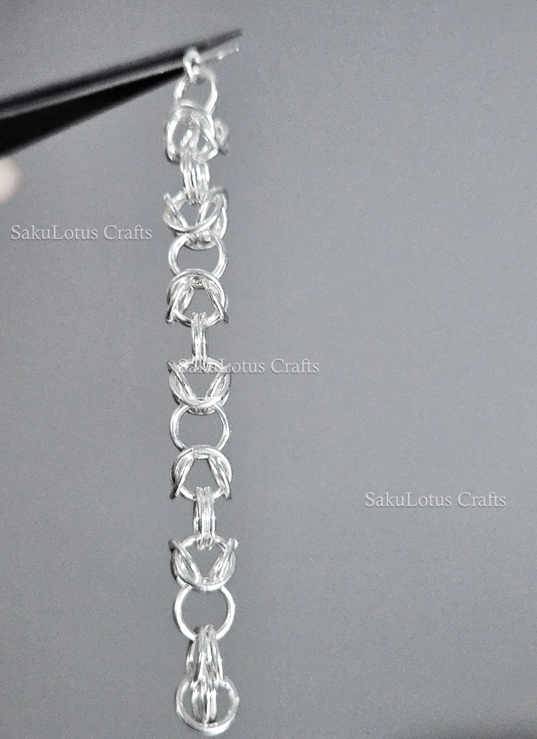 3.8gr Solid 925 Sterling Silver Byzantine Chain Section • 6.1mm 20ga Open Jump Rings • 7cm DIY Jewelry Supplies