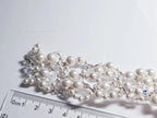 Handmade Swarovski Pearl & Crystal Cluster Bracelet – 925 Sterling Silver Vintage Style