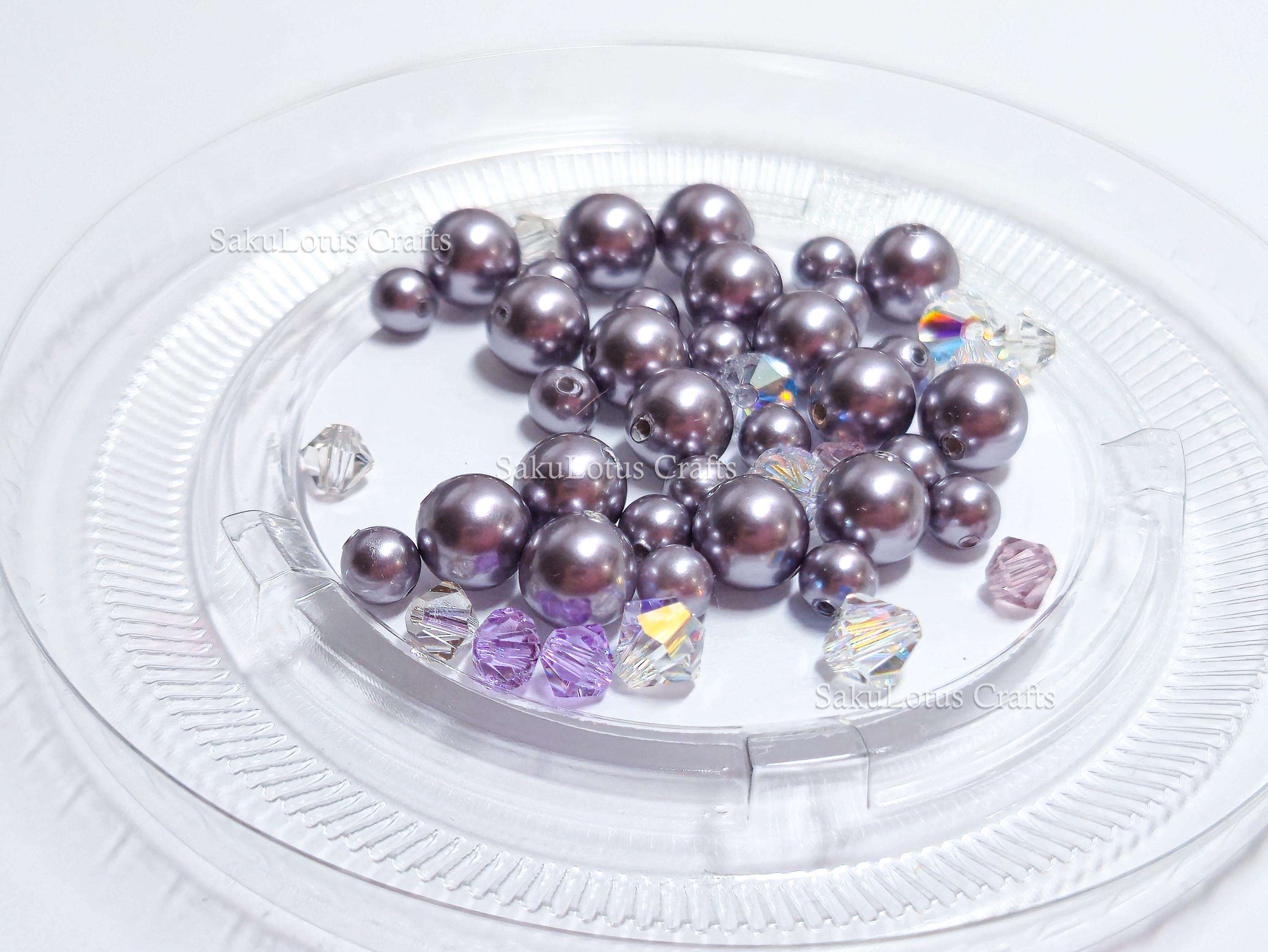 Mixed Swarovski Pearl & Crystal Bead Lots • Rare Discontinued Swarovski Pearls • Jewelry Making Beads DIY
